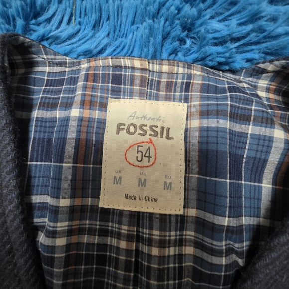 Fossil Authentic Wool Blended Mens Vest 54 Size Med. - Picture 9 of 10